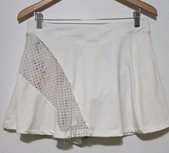 Tuckernuck Tnuck SportWhite Fresh Buds 15″ Naomi Tennis Skirt Skort Floral Sz L