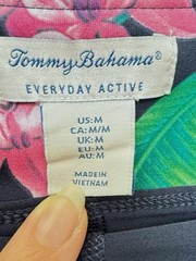 Tommy Bahama Everyday Active Women Navy Top Floral Skort Scrunchie Set Size M