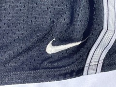 Nike Women’s L Dri-FIT Activewear Shorts Black White Stripes Drawstring RN56323
