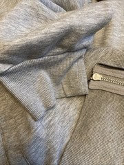 Converse Women’s Full-Zip Jacket XXL Soft Long Beautiful Anywhere Any Time Gray
