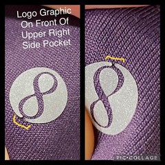 Layer 8 Leggings Womens XS Purple Qwick Dry Pockets Ribbed Activewear Workout