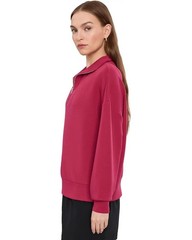 Varley Hawley Half Zip Sweat $150 MSRP Women’s Size Medium Taupe Marl