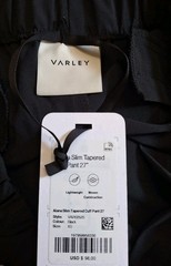 Varley Black Alana Slim Tapered Cuff Pants XS NEW
