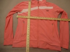 Nike Size M (8-10) Womens Pink Pockets Full Zip Activewear Athletic Jacket 830