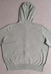 Van Heusen Womens Large Green Acrylic Blend Zip Up Hooded Sweatshirt 24