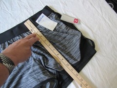 womens athletic shorts Layer 8 Black size Large