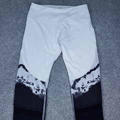 Layer8 Leggings Women Active Black White Gray Quick Dry Size Medium