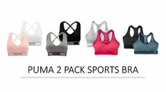 Puma Women’s Seamless Sports Bra , 1, 2 Pack