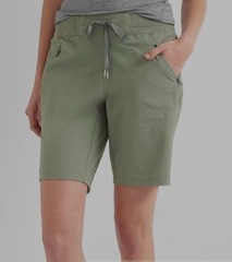 Gap Fit Women’s GREEN Athletic Bermuda Zip Pockets Hiking Large L