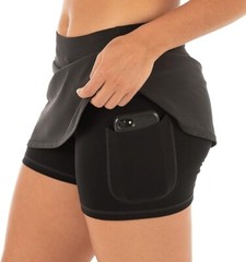 FREE FLY BAMBOO-LINED BREEZE WOMEN’S SKORT BLACK MEDIUM BRAND NEW