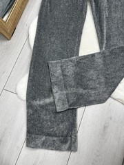Bogner Velour Tracksuit Grey Women’s Size L Velvet Set