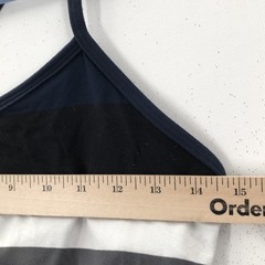 Lululemon Womens Multicolor Striped Racerback Square Neck Camisole Tank Top Sz 6