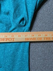 Duluth Trading Co Plushcious Funnelneck Tunic Women’s XS Teal Heathered 83830