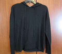 Luxury Premier Cashmere Blend Hoodie Medium Nylon Acrylic Poly Cashmere Wool B48