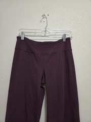 Women’s Athleta Purple Wide Leg Yoga Pants Size Medium Tall 33in Inseam