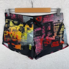 Reebok CrossFit Women’s Training Shorts S Black Multicoloured glitch Fitness Gym