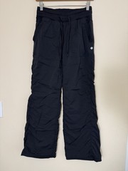 Lululemon Dance Studio Pants Black Lined Athletic Yoga Gym 6 Short 30” Inseam