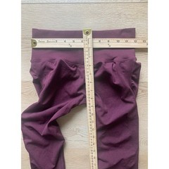 Buffbunny Collection Legacy Leggings Burgundy Plum Scrunch Butt Medium