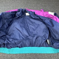 Vintage Andy Johns Jacket Mens Medium Colorblock Windbreaker Nylon Retro 90s