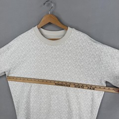 Lululemon Sweatshirt Womens Large Gray Textured Jacquard Crewneck Pullover