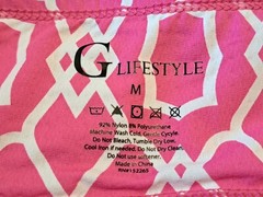 G LIFESTYLE By GOTTEX Golf Tennis Skirt Skort Pink Size M