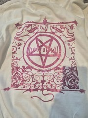 The Black Dahlia Murder Pink/White Nocturnal 2007 Hoodie Zip RARE Vintage Size M