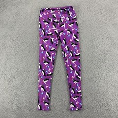 LulaRoe Pants Womens Small Purple Ducks Leggings Yoga Pants Stretch 24×26