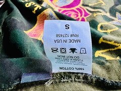 Vintage Womens Affliction Full Zip Reversible? Hoodie Size PAIR Green & Black XS