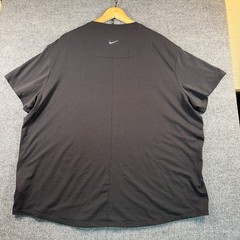 NIKE One Womens Loose Fit Dri-Fit Short Sleeve Black T Shirt Top Sz XL Oversized