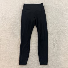 LULULEMON ALIGN HIGH RISE PANT 25″ LEGGINGS BLACK SIZE 6 NULU YOGA