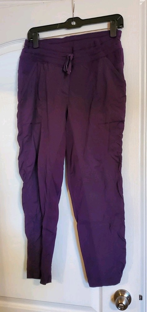 Women’s Lululemon Dance Studio Pants, Purple, Size 10