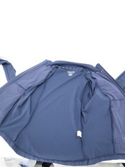 NWT johnnie-O Jacket Women XS Hannah Performance Mixed Media Zip Up Navy Golf