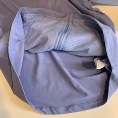 Layer 8 Jacket Womens M Medium Blue Qwick Dry Full Zip Bungee Waist Back Hooded
