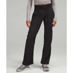 Lululemon Dance Studio Mid-Rise Pant Size 6 Black Athleisure Yoga Minimal Sporty