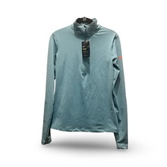 Nike Women’s Medium w/Invisible Thumb Hole – Light Teal w/Neon Orange Swoosh