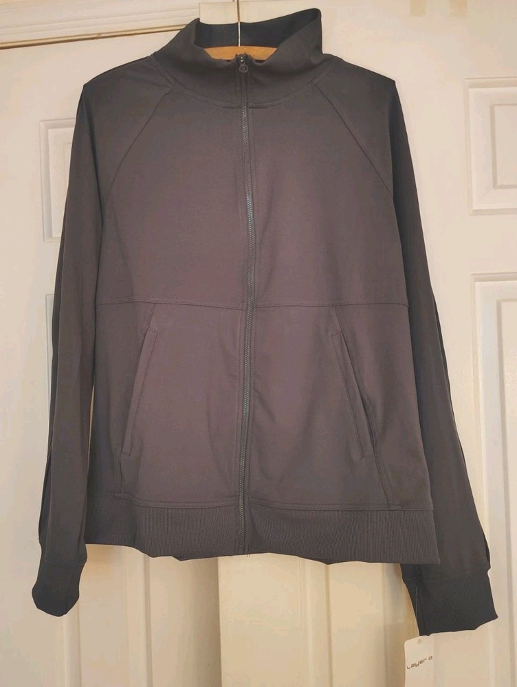 NWT Layer 8 Gray Active Jacket, Women’s Size XL