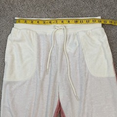 L*Space Back At It Pant Terry Joggers Primrose Cream M