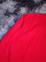 Hannah Anderson Organic Cotton XXL Red Ling Sleeve Shirt Plain Soft LNWT