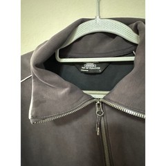 Members Mark Sandwash Half Zip Pullover Charcoal Gray Athletic Sweatshirt Large