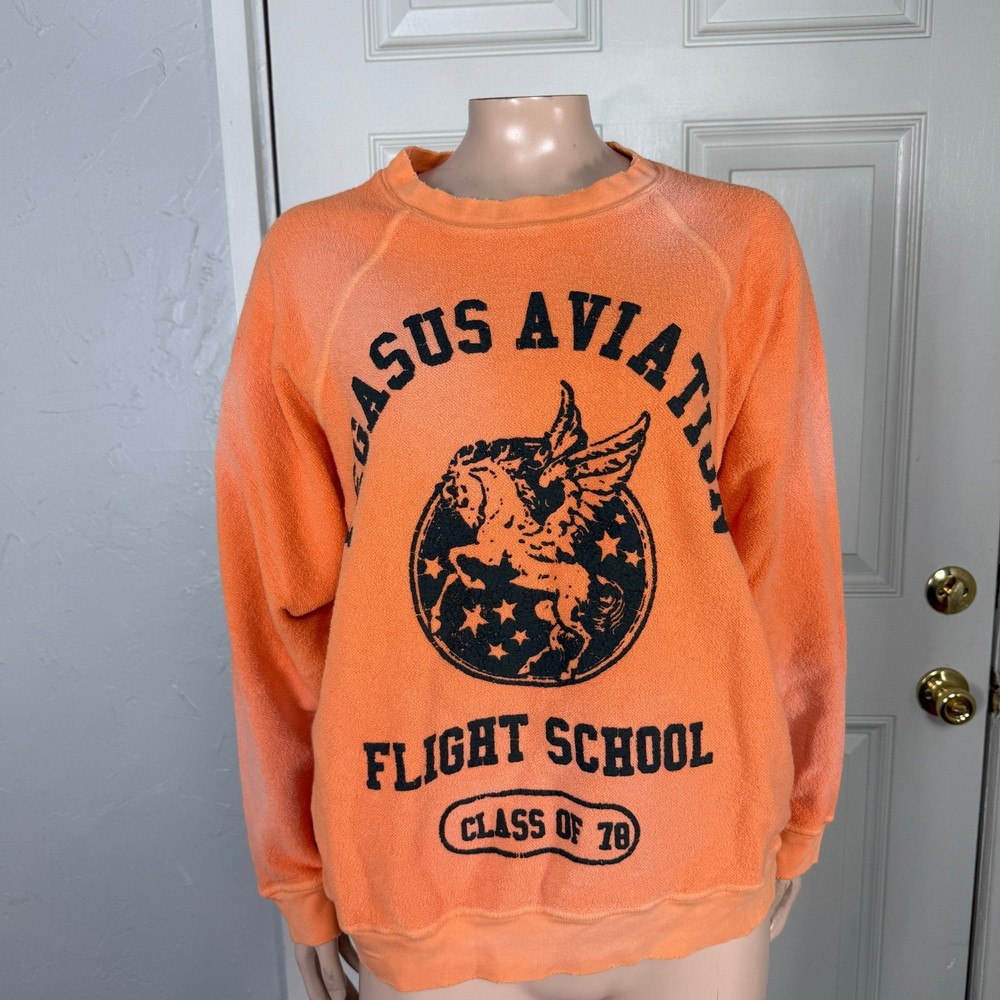 Daydreamer Pegasus Aviation Women’s Shirt Medium Cotton Flight School Faded FF15