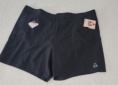 GERRY Womens Active Lined Pocket Shorts black Size XX-Large XXL NWT zip snap
