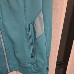 Tangerine Women’s Size Small Full Zip Athletic Jacket Zipper Pockets Thumb holes