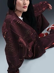 New Nike x Naomi Osaka Jacquard Jacket Wmns M Medium Burgundy Crush FV7795 652