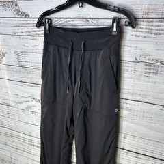 Lululemon Dance Studio Mid-Rise Pants Jogger Pockets Drawstring Women’s Size 4