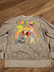 XS (0-2) Care Bears Limited Edition Scare Bears gray Marbled Sweatshirt New
