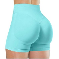 Women’s summer shorts gym shorts yoga shorts low waist seamless shorts and high