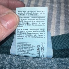 Champion Reverse Weave Cropped Sweatshirt Teal Green XL WL425 Raw Hem Pullover