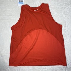 nike miler dri fit tank top women medium light Crimson AJ8102-696 New Running
