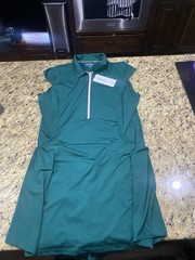 Walter Hagen Women’s Golf 2-Piece Set Green XXL 1/2 Zip Top with pockets+ Shorts