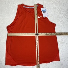 nike miler dri fit tank top women medium light Crimson AJ8102-696 New Running